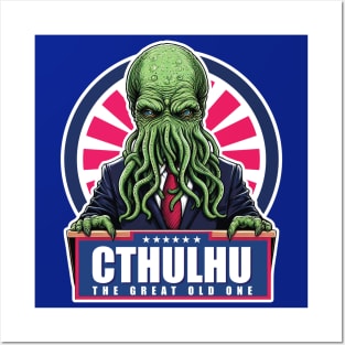 Vote Cthulhu D02 Posters and Art